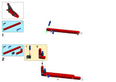 LEGO 8258 instructions page 1 – build guide